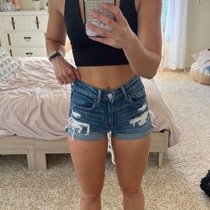 American eagle jean shorts